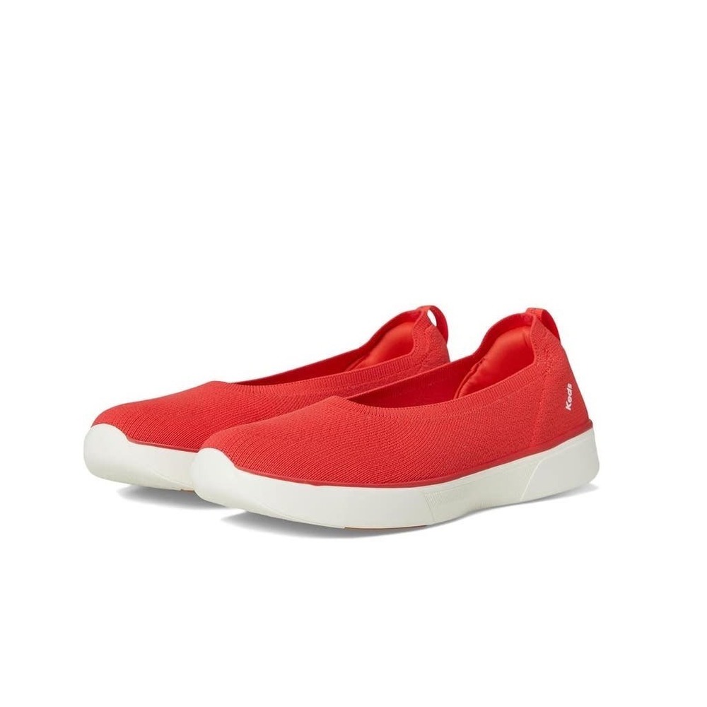 Keds‎ Bliss II Red Knit Slip On Sneakers Womens 8.5 Blissfoam KW-BLISSK-5